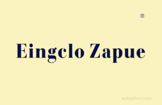 EINGCLO ZAPUE